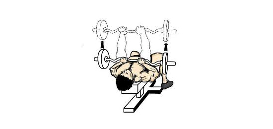 Benchpress-s-úzkým-úchopem-cvičení-doma-posilování-kulturistika