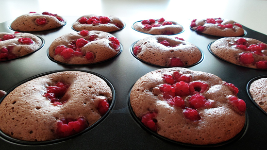 Celozrné muffiny s ovocem