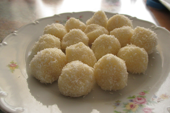 Rychlé kokosové kuličky Raffaello
