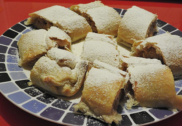 Dietní jablečný závin bez tuku