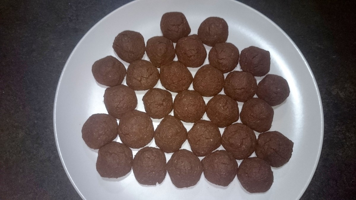 Čokoládové hrudky s kokosem