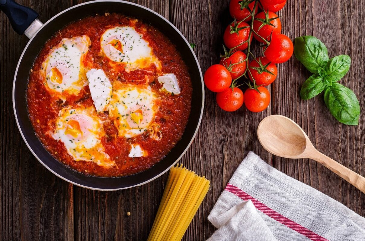 Mexická snídaně Huevos rancheros