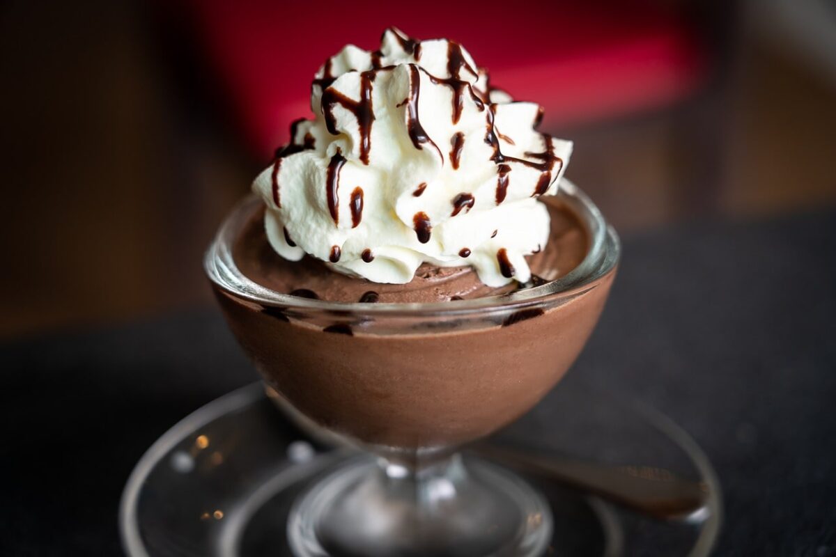 Nadýchaný čokoládový mousse