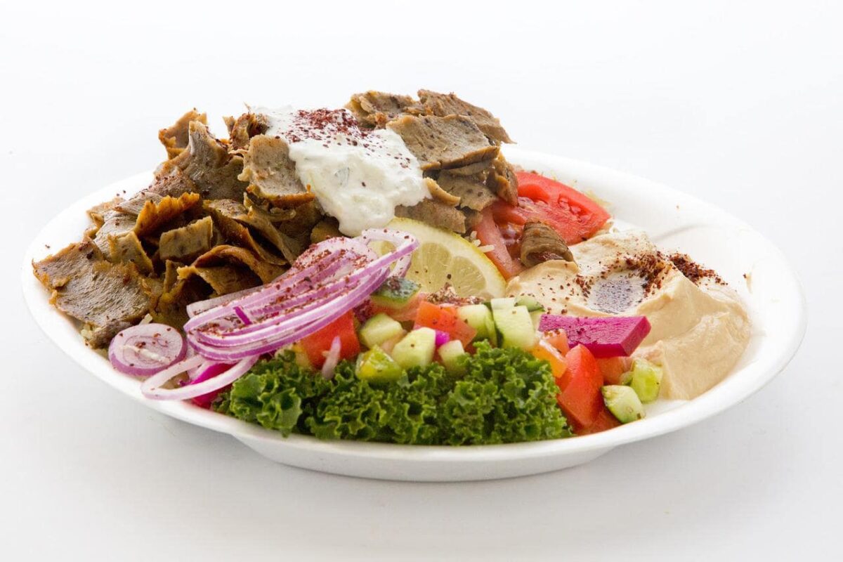 Turecký kebab s jogurtovou omáčkou