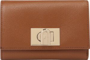 FURLA Peněženka 'ARES' koňaková / zlatá