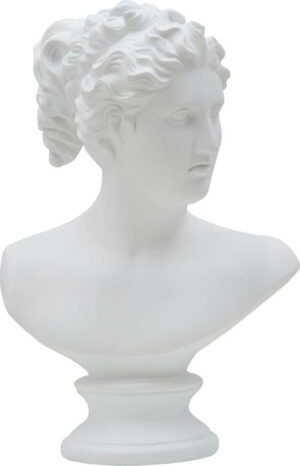 Bílá dekorativní soška Mauro Ferretti Roman Woman. Cvičení