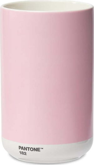 Růžová keramická váza Light Pink 182 – Pantone. Cvičení