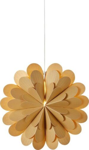 Závěsná světelná dekorace s vánočním motivem ve zlaté barvě ø 45 cm Maravilla – Markslöjd. Cvičení