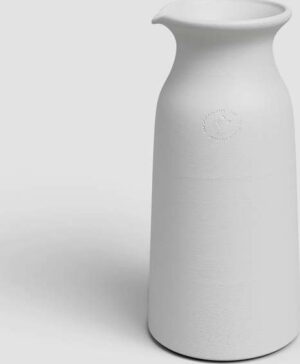 Bílá keramická ručně vyrobená váza (výška 30 cm) Bia – Artevasi. Cvičení