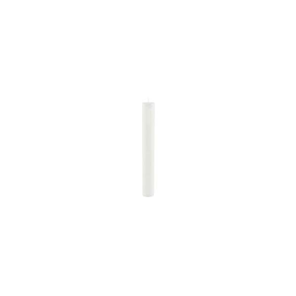 Bílá dlouhá svíčka Ego Dekor Cylinder Pure