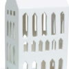 Bílý keramický svícen Kähler Design Urbania Lighthouse Church. Cvičení