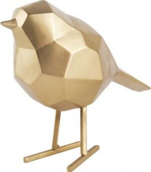 Dekorativní soška ve zlaté barvě PT LIVING Bird Small Statue. Cvičení
