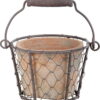 Ručně vyrobený květináč z terakoty ø 12 cm – Esschert Design. Cvičení