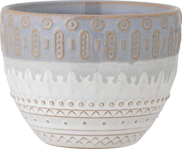 Kamenný květináč ø 14 cm Basel - Bloomingville. Cvičení