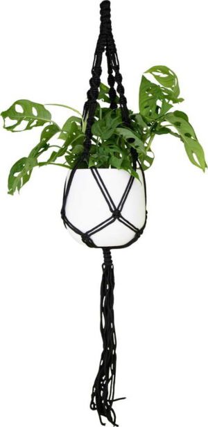 Látkový závěs na květináč ø 13 cm (výška 100 cm) Macramé – Artevasi. Cvičení