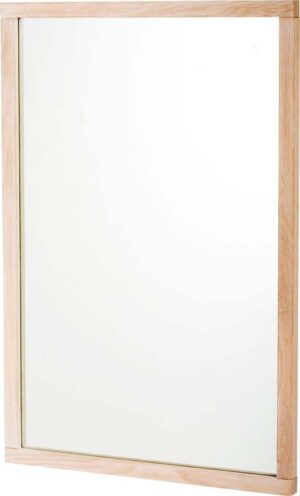 Nástěnné zrcadlo s dřevěným rámem 60x90 cm Lodur – Rowico. Cvičení