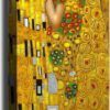 Nástěnná reprodukce na plátně Gustav Klimt The Kiss