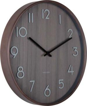 Nástěnné hodiny ø 22 cm Pure – Karlsson. Cvičení