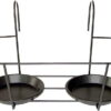 Kovový držák na květináč Duo – Esschert Design. Cvičení