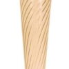Světle hnědý skleněný svícen PT LIVING Swirl