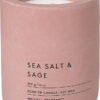 Vonná sojová svíčka doba hoření 55 h Fraga: Sea Salt and Sage – Blomus. Cvičení