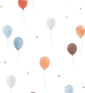 Dětská tapeta 10 m x 50 cm Flying Ballons – Lilipinso. Cvičení