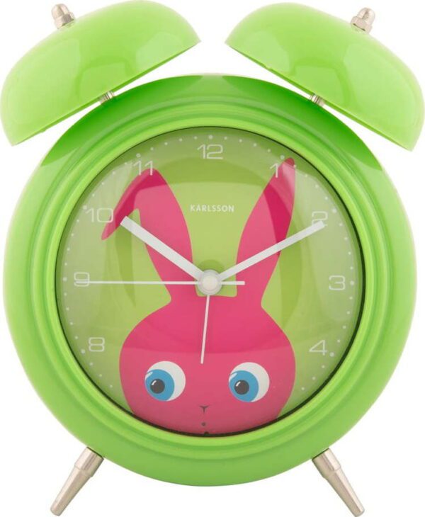 Dětský budík ø 15 cm Peekaboo Bunny – Karlsson. Cvičení