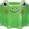 Kameninový obal na květináč Frog – Sass & Belle. Cvičení