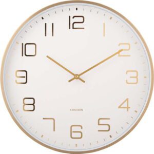 Nástěnné hodiny ø 40 cm Elegance Glow – Karlsson. Cvičení