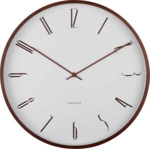 Nástěnné hodiny ø 40 cm Scandia – Karlsson. Cvičení
