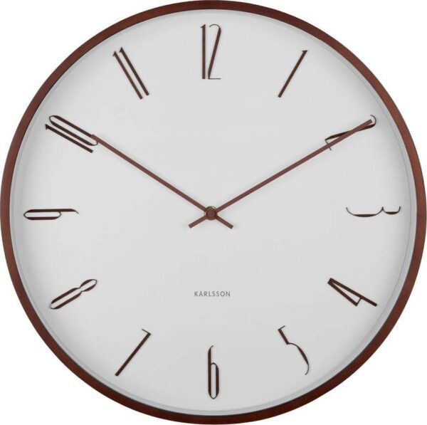 Nástěnné hodiny ø 40 cm Scandia – Karlsson. Cvičení