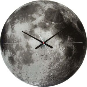 Nástěnné hodiny Karlsson Moon. Cvičení