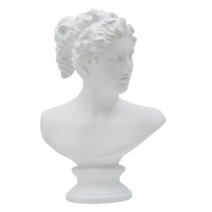 Bílá dekorativní soška Mauro Ferretti Roman Woman. Cvičení