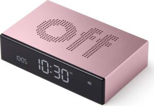 Digitální stolní budík Flip Premium – Lexon. Cvičení