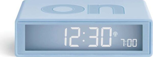 Digitální stolní budík Flip RCC – Lexon. Cvičení