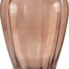 Hnědá skleněná váza (výška 29 cm) – House Nordic. Cvičení