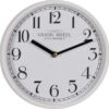 Nástěnné hodiny ø 22 cm Grand Hotel – Ixia. Cvičení