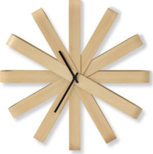 Nástěnné hodiny ø 51 cm Ribbonwood – Umbra. Cvičení