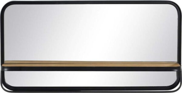 Nástěnné zrcadlo s poličkou 80x40 cm Rachel – Ixia. Cvičení