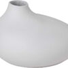 Světle šedá porcelánová váza (výška 13 cm) Nona – Blomus. Cvičení