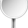 Kosmetické zvětšovací zrcadlo s osvětlením (5x) ø 20 cm Sensor – simplehuman. Cvičení