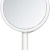 Kosmetické zvětšovací zrcadlo s osvětlením (5x) ø 20 cm Sensor Trio – simplehuman. Cvičení