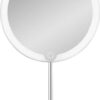 Kosmetické zvětšovací zrcadlo s osvětlením (5x) ø 20 cm MODO – Blomus. Cvičení