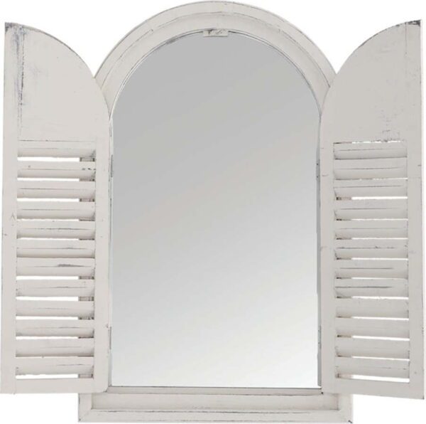 Venkovní zrcadlo s dřevěným rámem 37x59 cm – Esschert Design. Cvičení