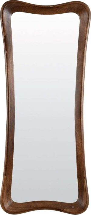 Nástěnné zrcadlo s dřevěným rámem 68x160 cm Alamos – Light & Living. Cvičení