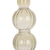 Zelený skleněný svícen PT LIVING Swirl Bubbles. Cvičení