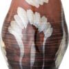Hnědá ručně malovaná váza z kameniny (výška 30 cm) Obsa – Bloomingville. Cvičení