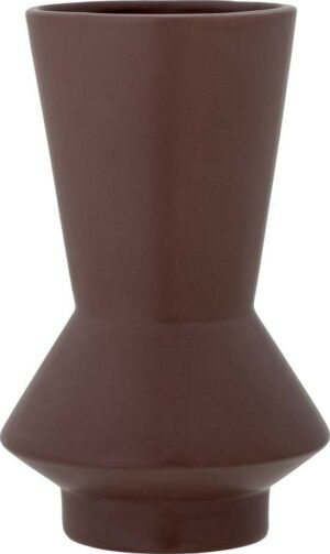 Hnědá váza z kameniny (výška 20 cm) Imre – Bloomingville. Cvičení