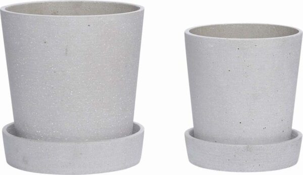 Obal na květináč 2 ks ø 17 cm Podium – Hübsch. Cvičení