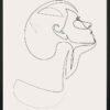 Obraz 40x50 cm Sketchline Face – DecoKing. Cvičení